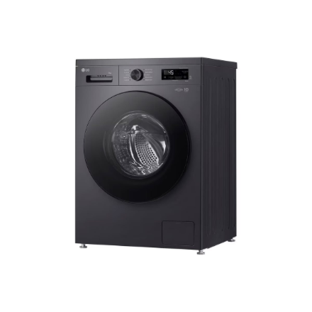 LG Washing machine | F4X1009NMB | Energy efficiency class A | Front loading | Washing capacity 9 kg | 1400 RPM | Depth 55 cm | Width 60 cm | Display | LED | Steam function | Direct drive | Wi-Fi | Graphite Black