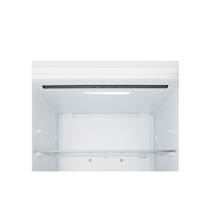 LG Refrigerator | GBBSJ1CCSW | Energy efficiency class C | Free standing | Combi | Height 186 cm | Fridge net capacity 220 L | Freezer net capacity 113 L | Display | 34 dB | Super White