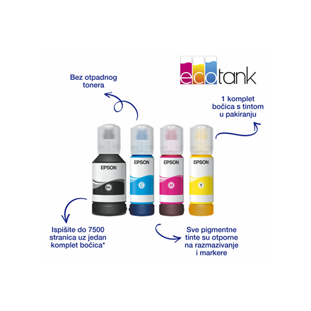 Epson | Multifunctional Printer | EcoTank L6550 | Inkjet | Colour | Inkjet Multifunctional Printer | A4 | Wi-Fi | Black