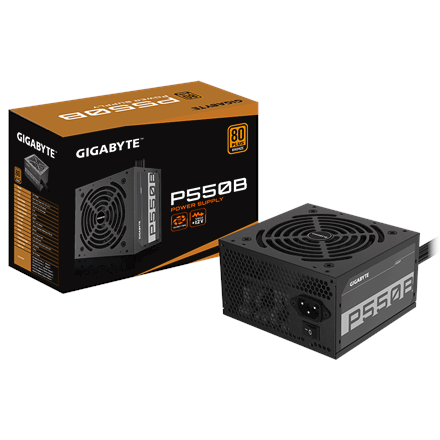 Gigabyte | GP-P550B | 550 W | 80 PLUS Bronze certified