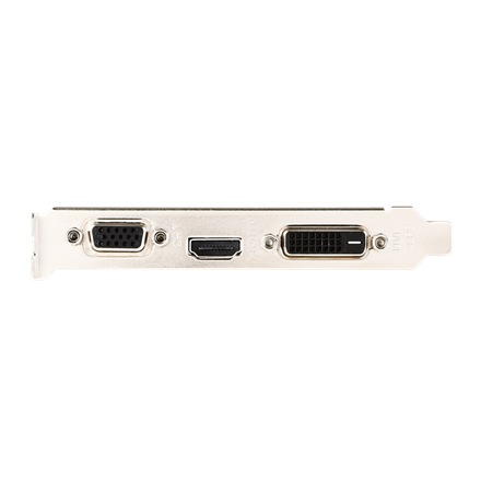MSI | GT 710 2GD3H LP | NVIDIA | 2 GB | GeForce GT 710 | DDR3 | DVI-D ports quantity 1 | HDMI ports quantity 1 | PCI Express 2.0 x16 (uses x8) | Memory clock speed 1600 MHz | Processor frequency 954 MHz | VGA (D-Sub) ports quantity 1