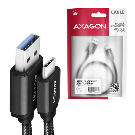 AXAGON | Data and charging cable | BUCM3-AM20AB | USB Type-C to USB Type-A