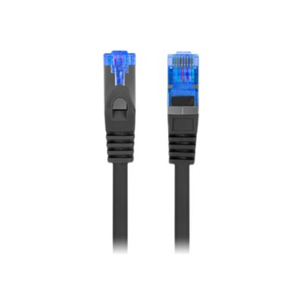 Lanberg | Patchcord Cat.6A S/FTP LSZH CCA | PCF6A-10CC-1500-BK | 15 m | Black