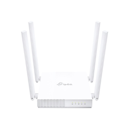 Dual Band Router | Archer C24 | 802.11ac | 300+433 Mbit/s | 10/100 Mbit/s | Ethernet LAN (RJ-45) ports 4 | Mesh Support No | MU-MiMO Yes | No mobile broadband | Antenna type 4xFixed