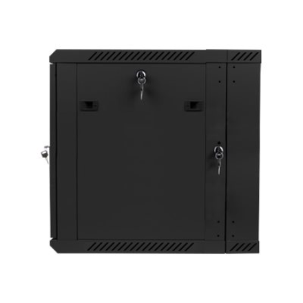Lanberg | Rack cabinet 19" double-section wall-mount 12U/600x600 (flat pack) | WF02-6612-10B | Black