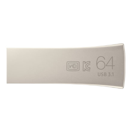 Samsung | BAR Plus | MUF-64BE3/APC | 64 GB | USB 3.1 | Silver