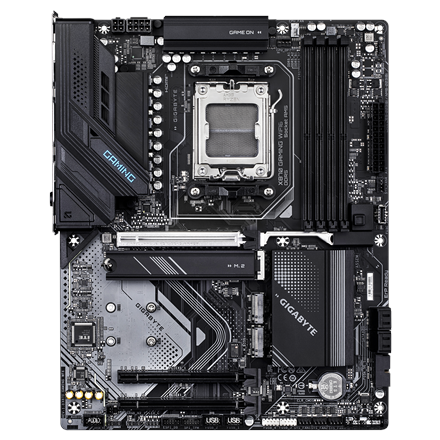 Gigabyte X870 GAMING WF6 | Processor family AMD | Processor socket AM5 | DDR5 | Supported hard disk drive interfaces M.2, SATA | Number of SATA connectors 4