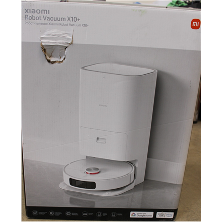 SALE OUT. | Xiaomi | Robot Vacuum | X10+ EU | Wet&Dry | Operating time (max) 120 min | Lithium Ion | 5200 mAh | Dust capacity 0.35 L | 4000 Pa | White | Battery warranty 24 month(s) | DAMAGED PACKAGING
