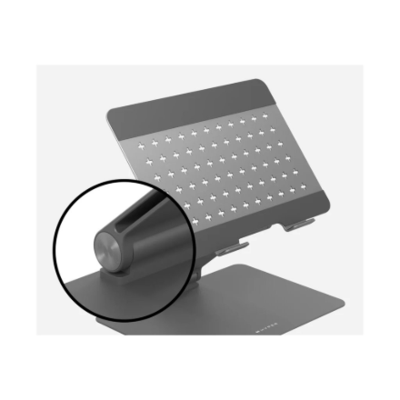 Hyper Desk Mount | HyperSpace Ergonomic Adjustable Laptop Stand | Height adjustment | 16 " | Gray