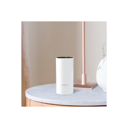Whole Home Mesh WiFi System | Deco M4 (3-Pack) | 802.11ac | 300+867 Mbit/s | 10/100/1000 Mbit/s | Ethernet LAN (RJ-45) ports 2 | Mesh Support Yes | MU-MiMO Yes | No mobile broadband | Antenna type 2xInternal | No