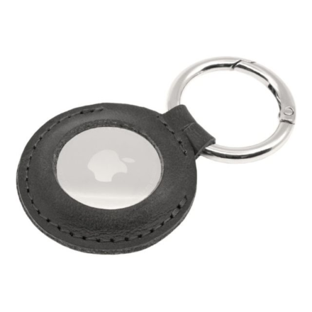 Fixed | Case for AirTag | Genuine cowhide | Black