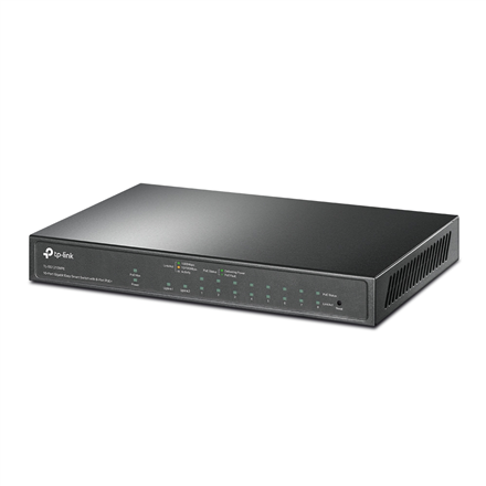 TP-LINK | 10-Port Gigabit Easy Smart Switch with 8-Port PoE+ | TL-SG1210MPE | Web managed | Desktop | Power supply type External | 60 month(s)
