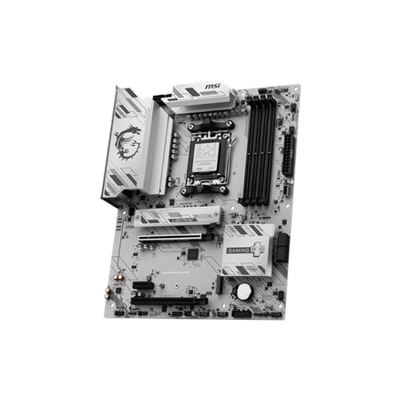 MSI B850 GAMING PLUS WIFI6E | Processor family AMD | Processor socket AM5 | DDR5 | Supported hard disk drive interfaces SATA, M.2 | Number of SATA connectors 4