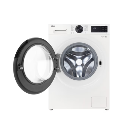 LG Washing machine | F2X50S9TWB | Energy efficiency class A | Front loading | Washing capacity 9 kg | 1200 RPM | Depth 48 cm | Width 60 cm | Display | LED | Steam function | Direct drive | Wi-Fi | White