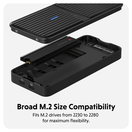 Hyper HyperDrive Next USB4 M.2 PCIe Enclosure | HD2500GL