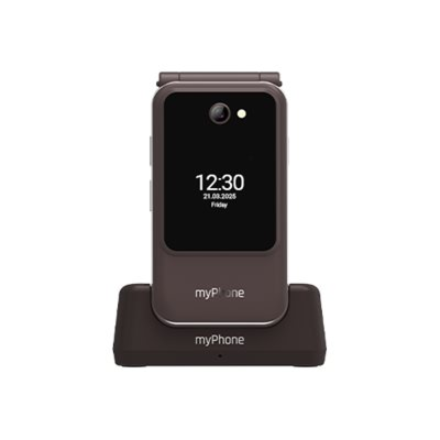 myPhone Harmony LTE Praline Collection | Brown | 2.8+1.44 " | IPS | 48 MB | 128 MB | Single SIM | MicroSD | 3G | Bluetooth | 5.1 | Main camera resolution 2 MP | 1300 mAh