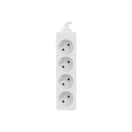 Lanberg | Cable Power Strip 4X French Outlets Quality-Grade Copper, 1.5 m | PS0-04E-0150-W