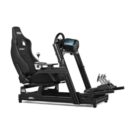 Next Level Racing | SIMAERO Mesh Fabric | Reclining Seat | ERS4 Elite Fabric & SimAero Mesh Edition | Black
