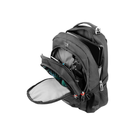 Natec | NTO-1703 | Laptop Backpack Merino | Backpack | Black | 15.6 " | Shoulder strap