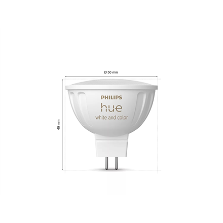 Philips Hue WCA 6.3W 12V MR16, 2pcs | GU5.3