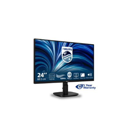 Philips | 24B2N2200/00 | 24 " | IPS | 16:9 | 120 Hz | 4 ms | 1920 x 1080 pixels | 300 cd/m² | HDMI ports quantity 1 | Black