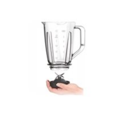 TEFAL | Blender | BL420838 BlendForce | Tabletop | 600 W | Jar material Plastic | Jar capacity 1.25 L | Ice crushing | Black