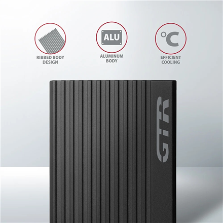 AXAGON External USB-C 3.2 Gen 2 metal box for M.2 NVMe SSDs | EEM2-GTR