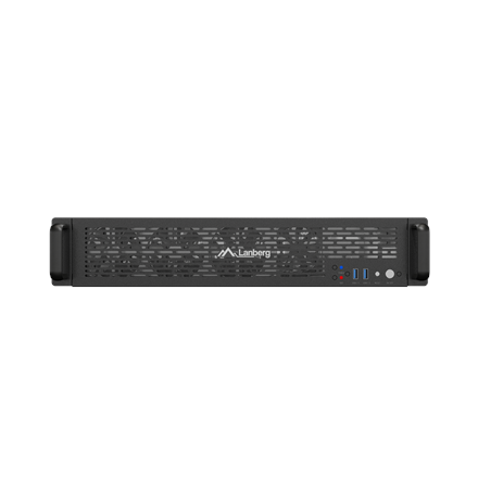 Lanberg Rackmount server chassis E-ATX 650/12 19"/2U | SC01-6502-12B