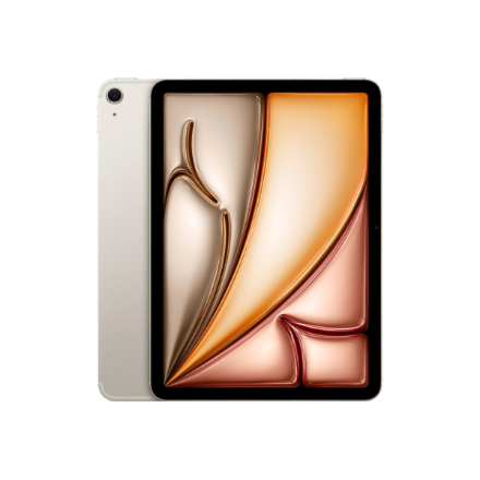 Apple | iPad Air Wi-Fi + Cellular | Starlight | 11 " | 2360 x 1640 pixels | IPS | Apple | 12 GB | M4 | 1024 GB | 3G | 4G | 5G | Wi-Fi | Front camera | 12 MP | Rear camera | 12 MP | Bluetooth | 6.0 | iPadOS | 26