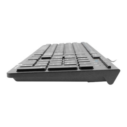 Natec | Keyboard | Discus 2 Slim | Standard | Wired | US | Black