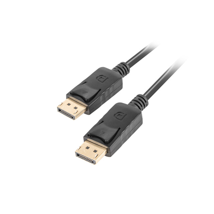 Lanberg | DisplayPort Cable 19 Pin V1.2 4K, 1M | CA-DPDP-10CC-0010-BK | DisplayPort to DisplayPort