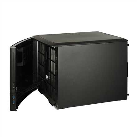 Fractal Design | NODE 804 | Side window | 2 - USB 3.0Audio in/outPower button with LED (white)HDD activity LED (white) | Black | Micro ATX