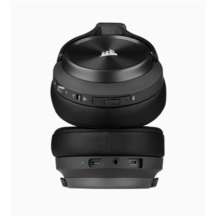Corsair | High-Fidelity Gaming Headset | VIRTUOSO RGB WIRELESS XT | Wireless/Wired | Over-Ear | Black | Wireless