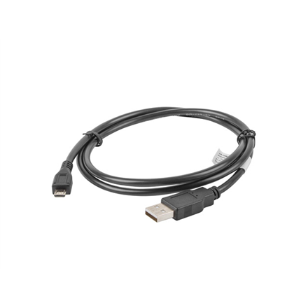 Lanberg | Micro USB to USB Type-A 2.0 Cable, 1 m | CA-USBM-10CC-0010-BK | Micro USB to USB Type-A