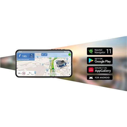 Navitel Compact dashcam complete with GPS module | R37 GPS | Full HD 1920х1080 | GPS (satellite) | Maps included