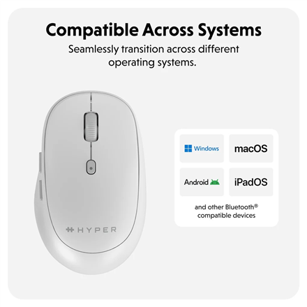 Hyper Next Bluetooth Mouse | Wireless | White