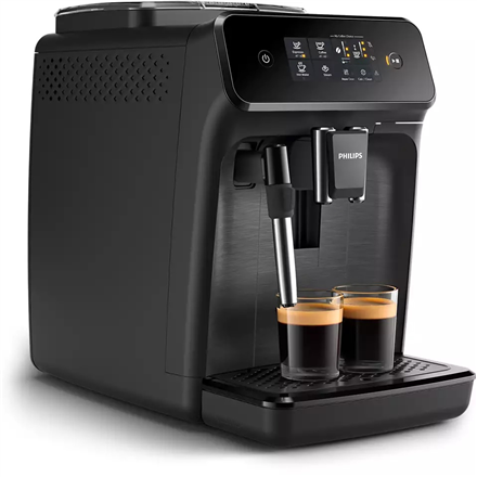 Philips | Espresso Coffee maker | EP1220/00 | Pump pressure 15 bar | Built-in milk frother | Fully automatic | 1500 W | Black
