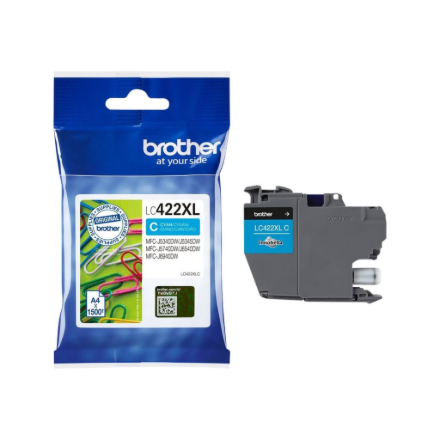 Brother LC422XLC | Ink Cartridge | Cyan