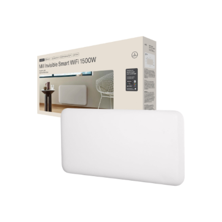 Mill Invisible Smart WiFi Heater | PA1500WIFI4 | Panel Heater | 1500 W | Suitable for rooms up to 18-22 m² | White | IPX4