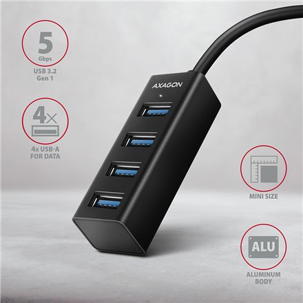 AXAGON SuperSpeed USB-C MINI Hub | HUE-M1C