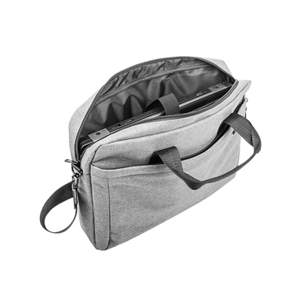 Natec Laptop Bag, Mustela, 15.6", Grey | Natec | Mustela | Fits up to size 15.6 " | Toploading laptop case | Grey | Shoulder strap