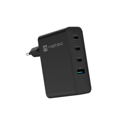 Natec Ribera USB Charger, 1x USB-A + 3x USB-C | NUC-2234