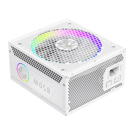 Gamemax PSU | RGB 850G WH | 850 W | Gold | White | Full Modular
