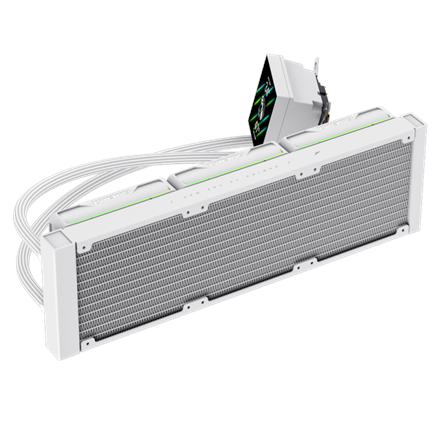 Gamemax CPU Liquid Cooler | HAILSTORM 360 LCD WH | White