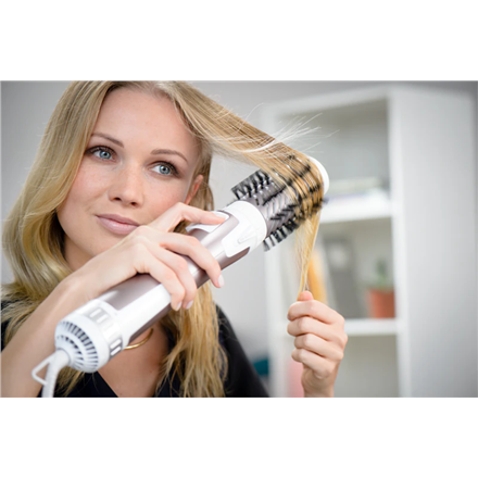 Rowenta | ACTIV PREMIUM CARE Hair Brush | CF9540 | Ceramic heating system | Ion conditioning | Barrel diameter 40 - 50 mm | Number of heating levels 2 | 1000 W | Styling comb | Metal cinnamon pink