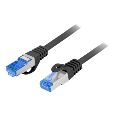 Lanberg | Patchcord Cat.6A S/FTP LSZH CCA | PCF6A-10CC-1500-BK | 15 m | Black