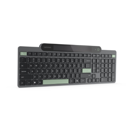 Lenovo Self-Charging Bluetooth Keyboard | Keyboard | Bluetooth | US Euro | Black