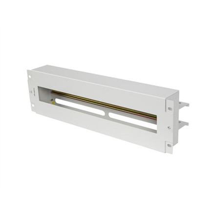 Lanberg 19" 3U Voltage Distrubution Panel with Din Rail TS-35 | Grey