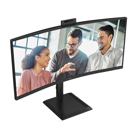 AOC | CU34E4CW | 34 " | VA | UWQHD | 120 Hz | 4 ms | 3440 x 1440 pixels | 350 cd/m² | HDMI ports quantity 2 | Black