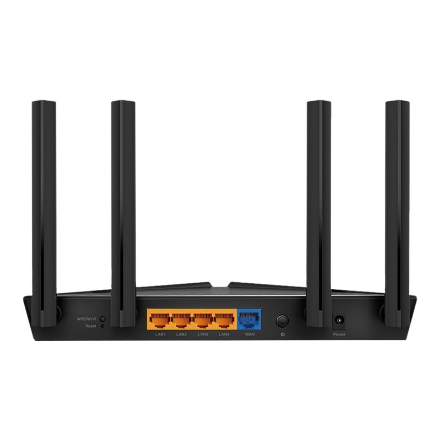 AX1500 Wi-Fi 6 Router | Archer AX10 | 802.11ax | 1201+300 Mbit/s | 10/100/1000 Mbit/s | Ethernet LAN (RJ-45) ports 4 | Mesh Support No | MU-MiMO Yes | No mobile broadband | Antenna type 4xExternal